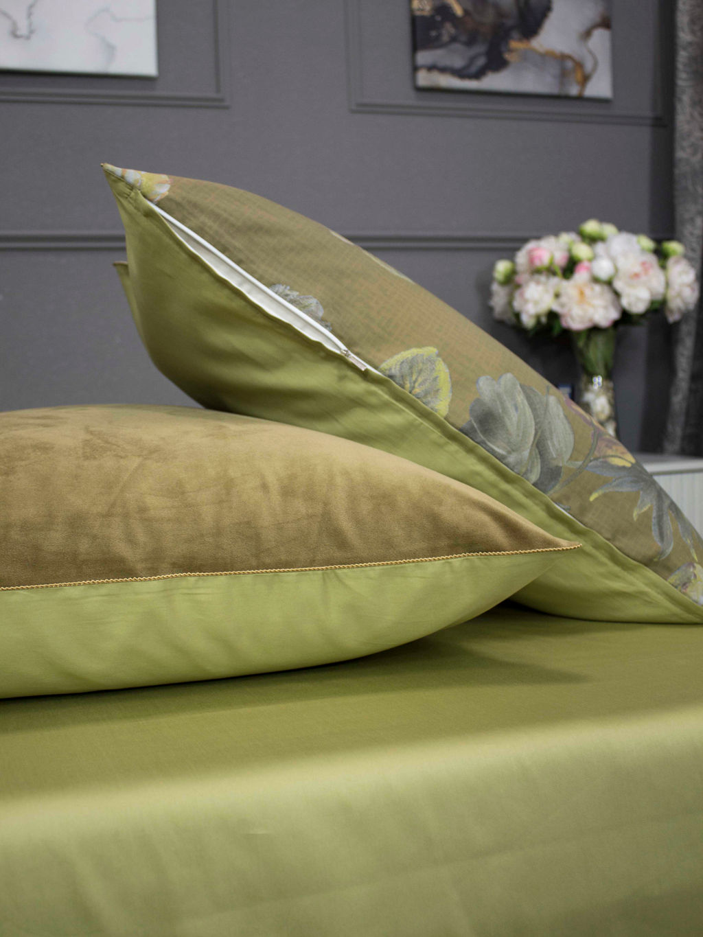 Филис (охра олива) ABC Egypt Cotton комплект