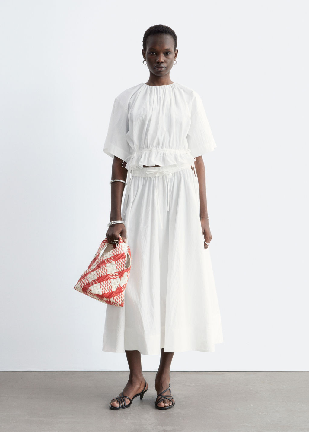 Top con cord?n de ajuste - H&m фото 5