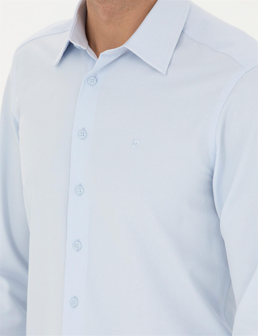 Mavi Slim Fit Uzun Kollu G_mlek - Pierre cardin фото 7