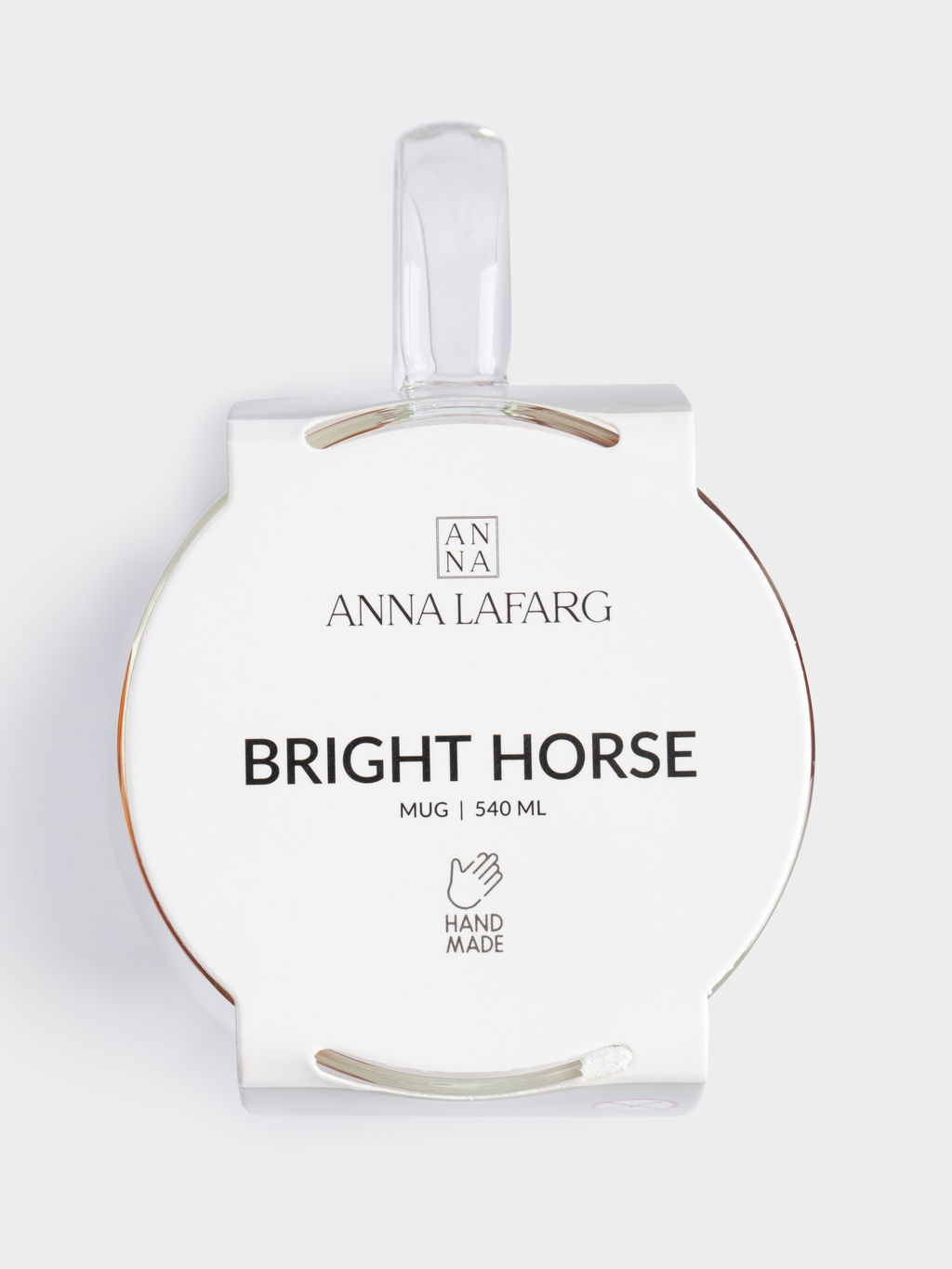 Кружка, 540 мл, стекло Б, Конь, Bright horse - Anna lafarg фото 5