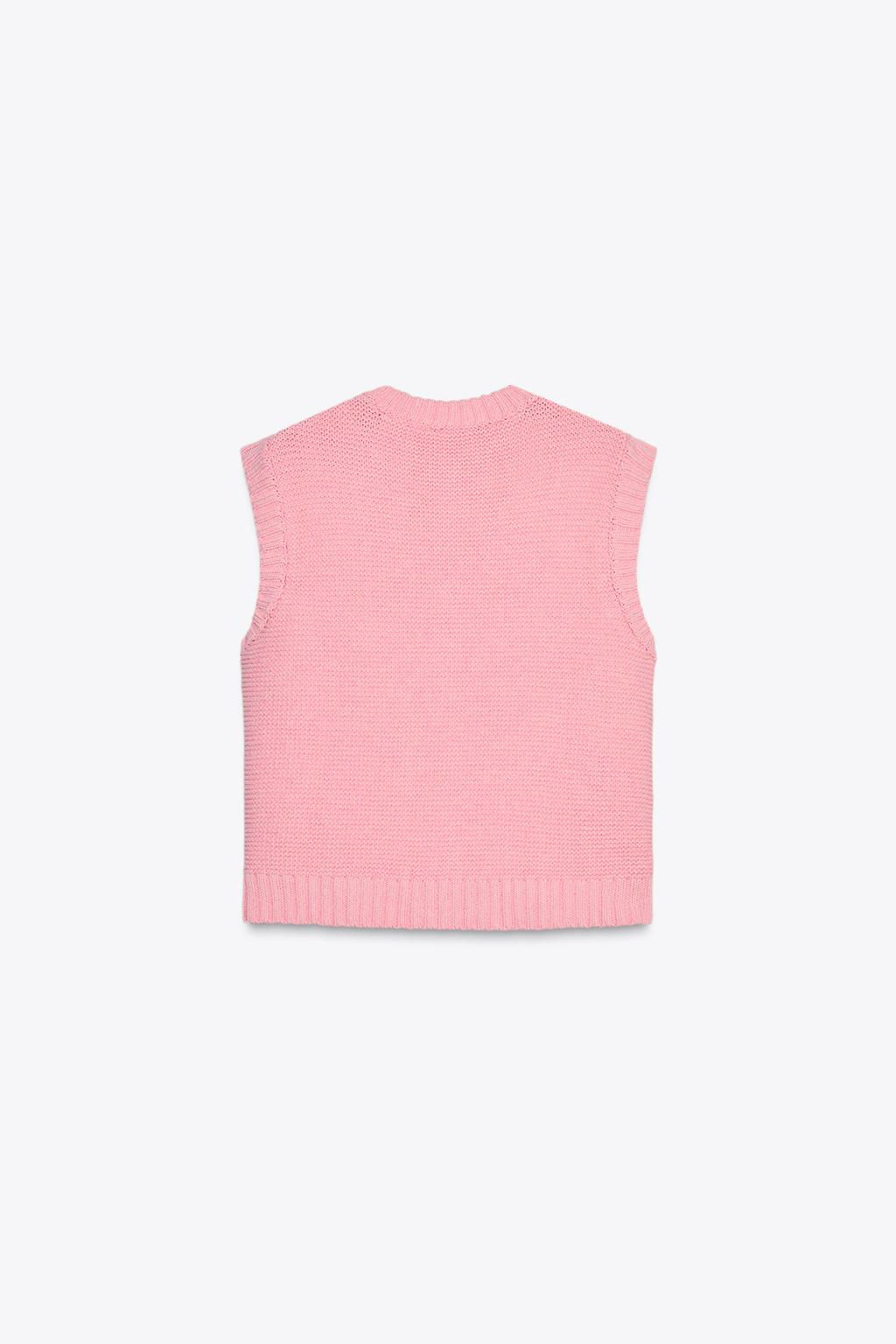 KNIT VEST TOP - Zara фото 5