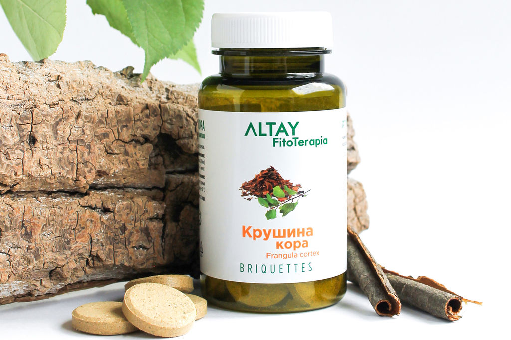 БАД в монобрикетах Крушина (кора) Алфит 4847  фото 5