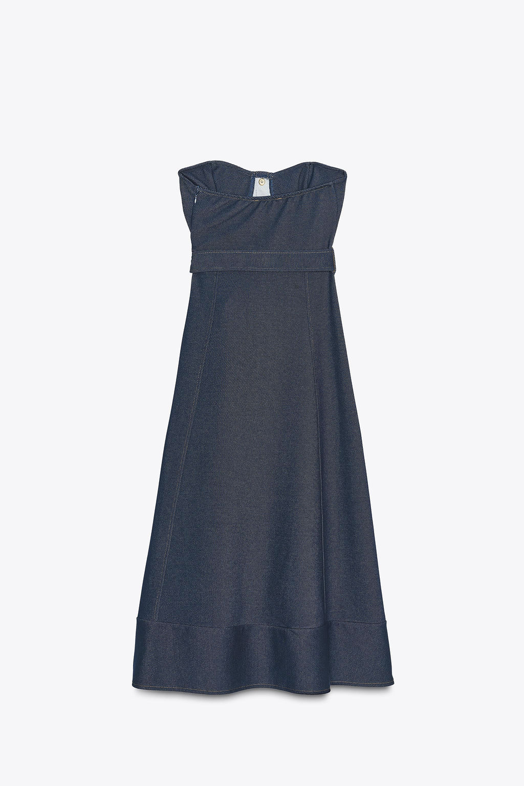 STRAPLESS BELTED DRESS - Zara фото 5