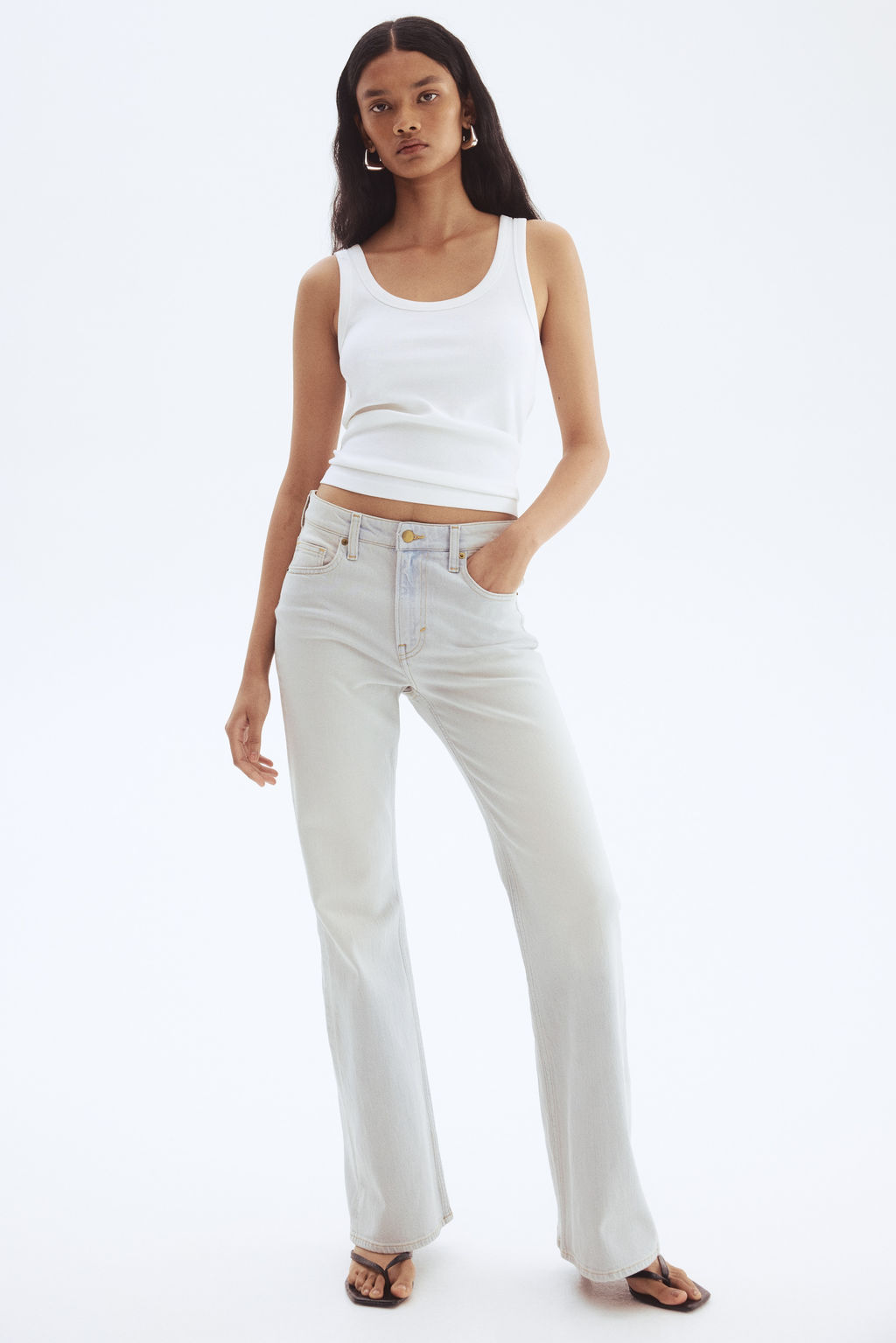 Flared High Jeans - H&m фото 7
