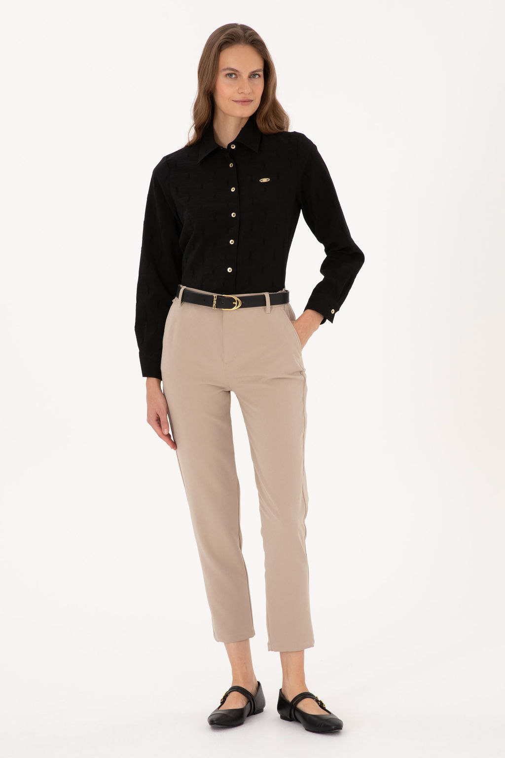 Kad_n Siyah Uzun Kollu G_mlek - U.s. polo assn фото 4