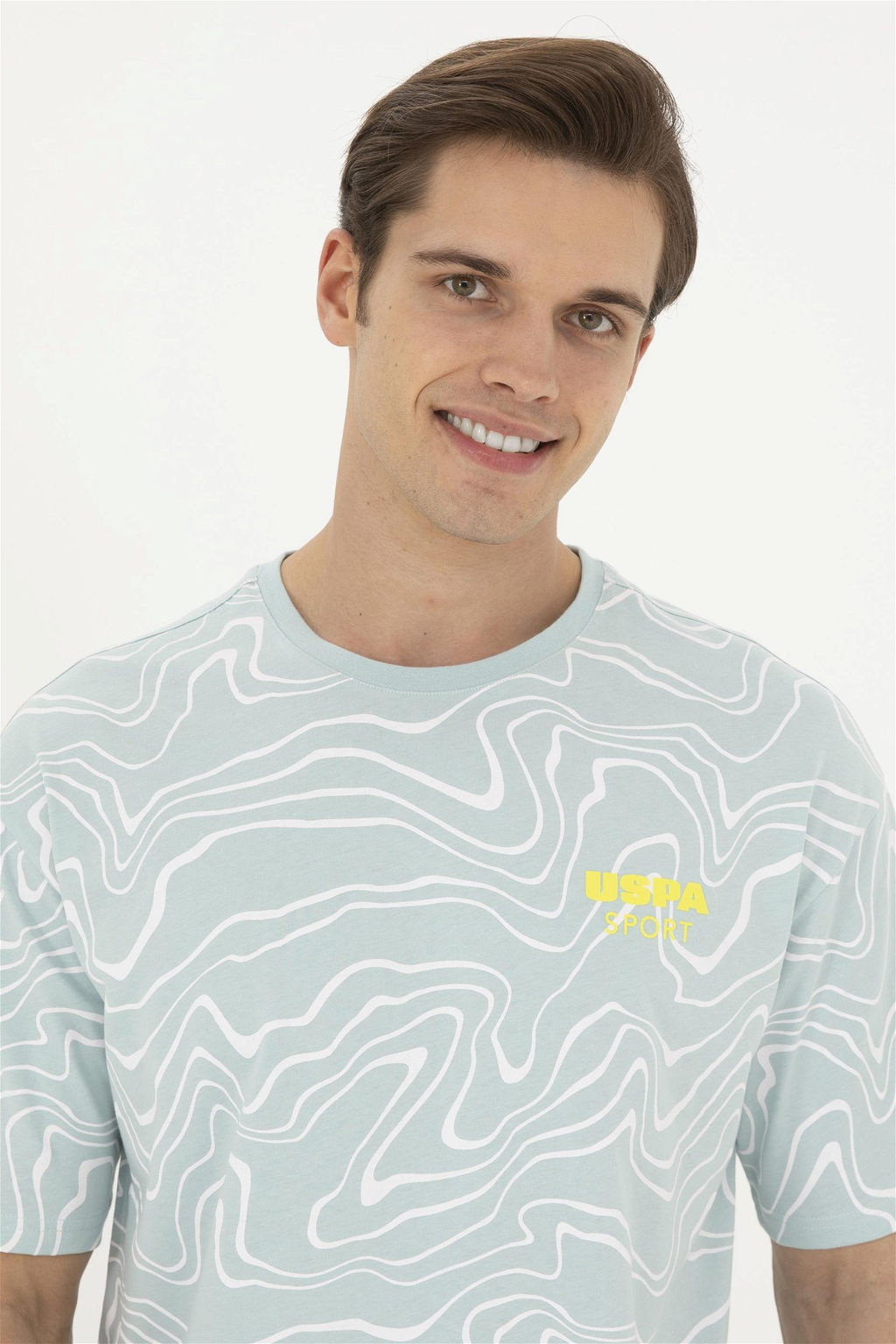 Мужская футболка водно-зеленого цвета - U.s. polo assn фото 2