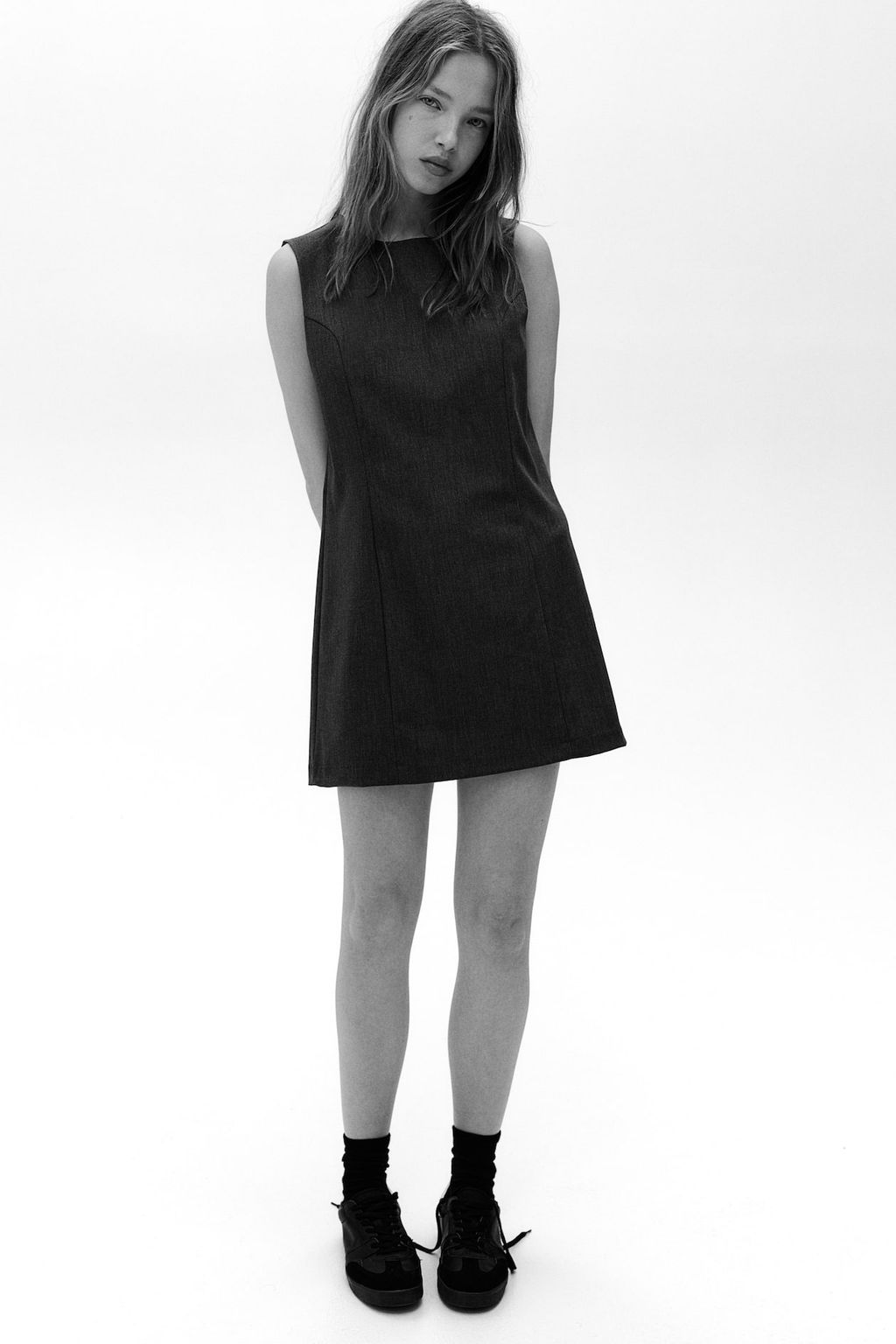 Vestido de sarga sin mangas - H&m фото 4
