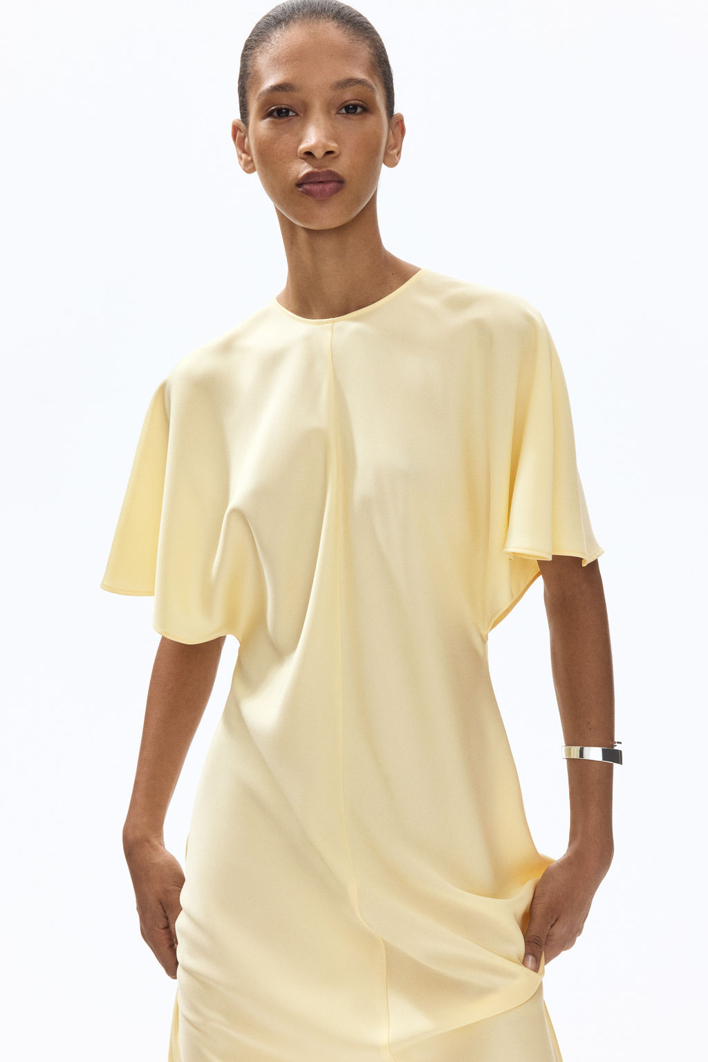 Vestido midi de sat?n - H&m фото 6