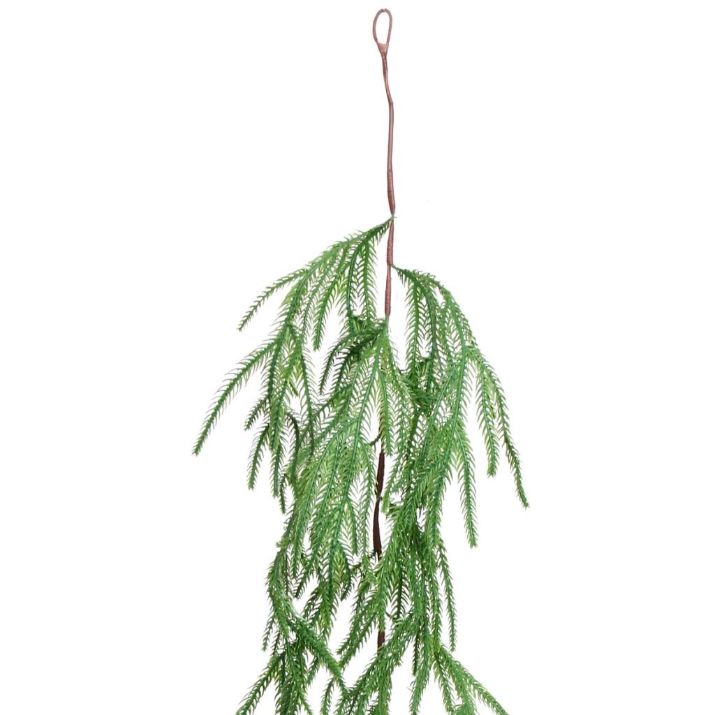 Гирлянда хвойная "Лесные лапки" 2,7 м резина (65 веток), Зеленый