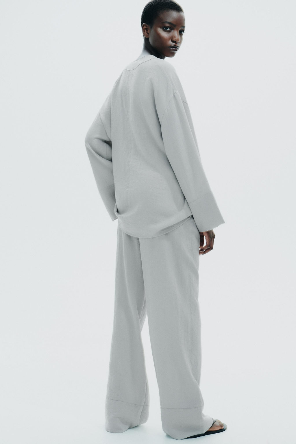 SIDE TIE KIMONO - Zara фото 14