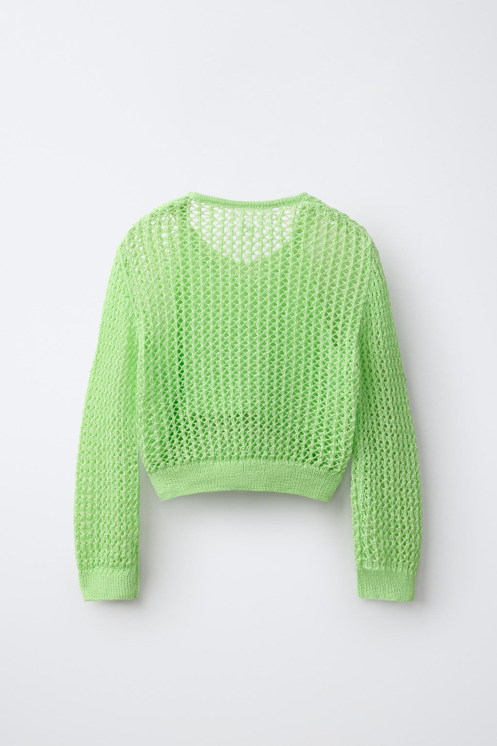 JERSEY DOBLE CAPA RED / verde lavado - Zara фото 2