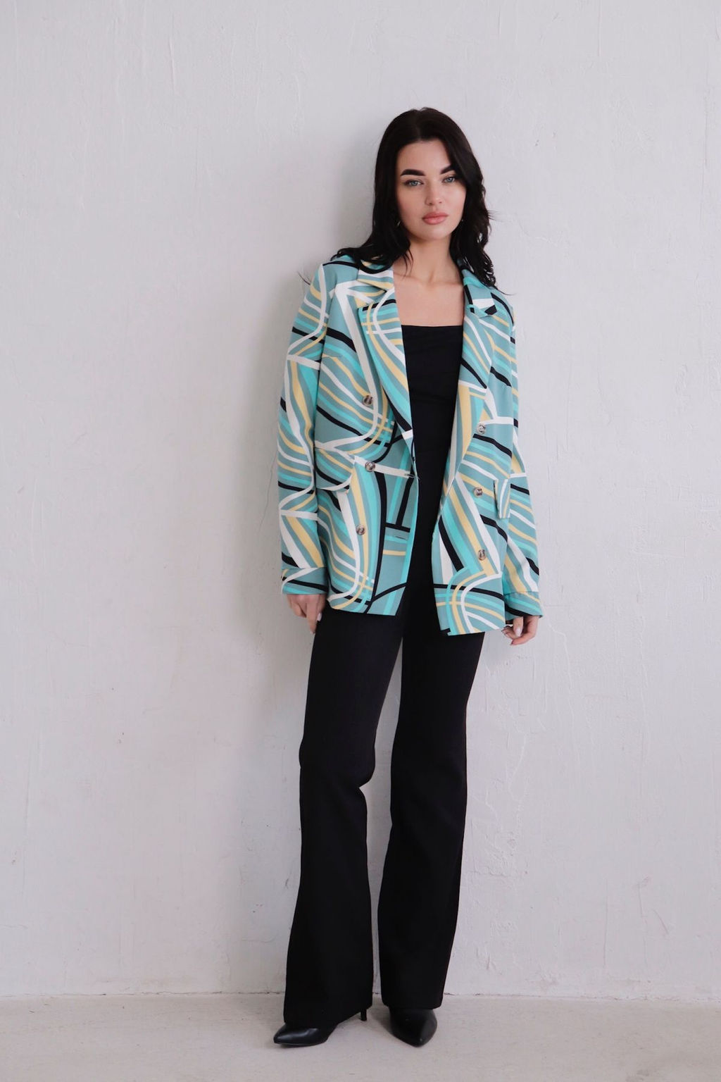 Двубортный жакет с английским воротником - Martichelli фото 192