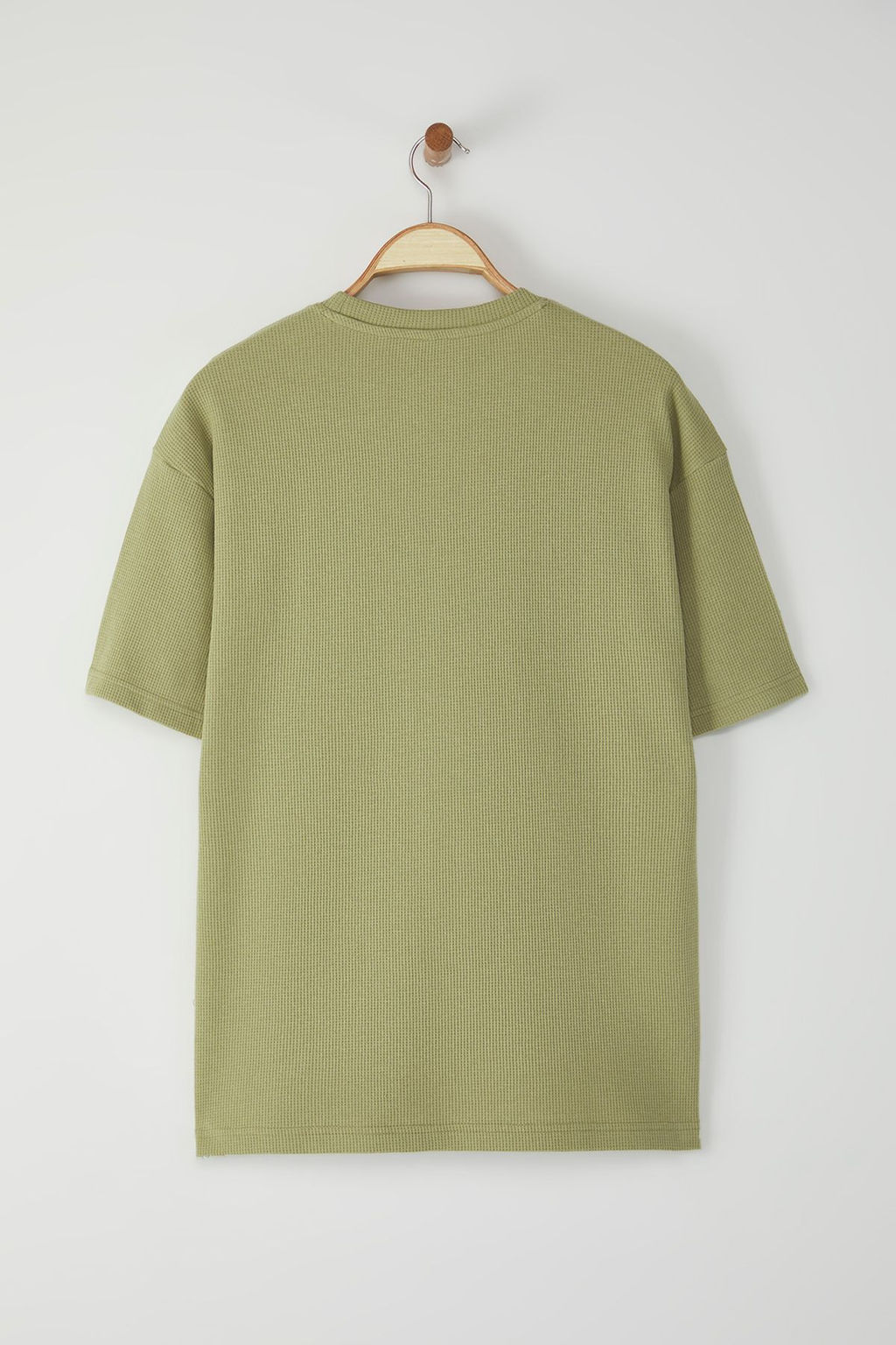 TRENDYOL MAN Siyah Oversize/Genis Kesim Nak?sl? Dokulu T-Shirt TMNSS25TS00129 - Trendyolmilla фото 9