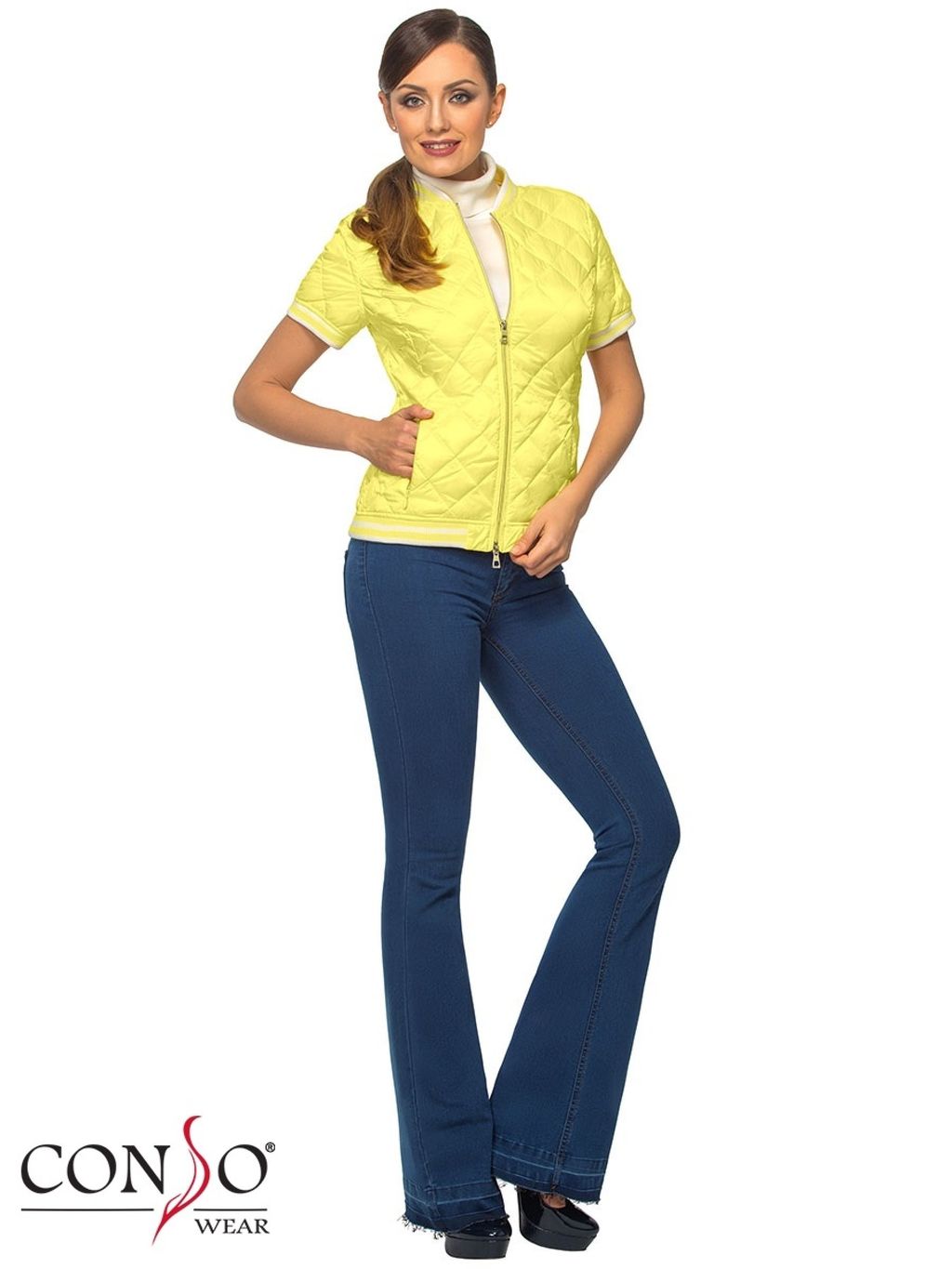 Conso/SV1605 - yellow Куртка женская  фото 2