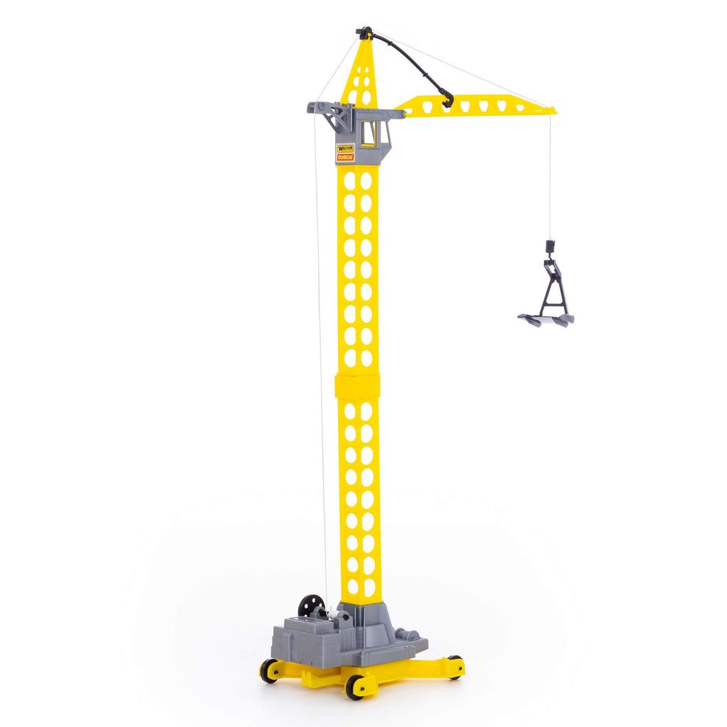 Башенный кран Агат на колёсиках большой (в пакете) - Полесье фото 4