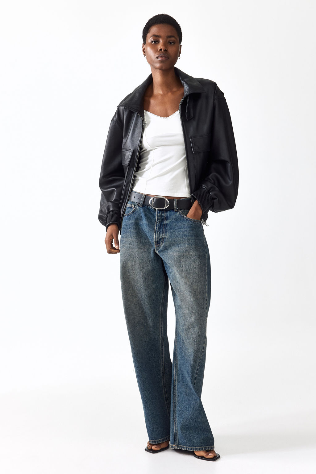 Top con ribete de encaje - H&m фото 8