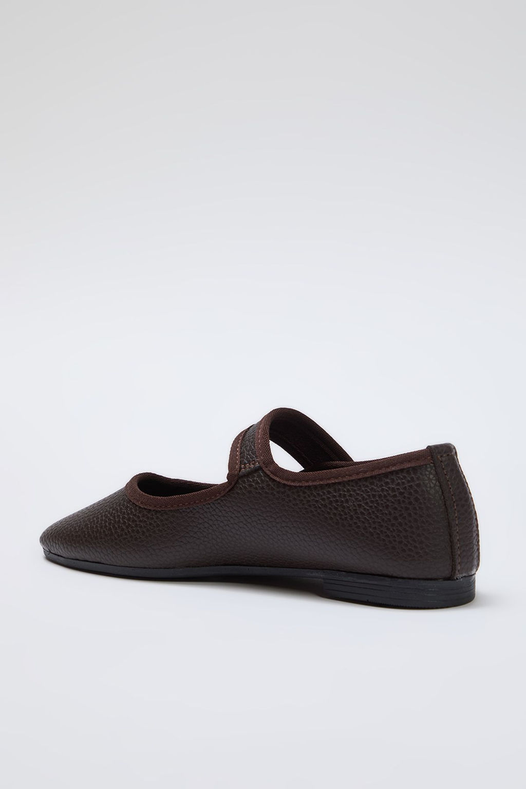 Trendyol Shoes Siyah Dokulu Mary Jane Tokal? Kad?n Badem Burun Babet TAKSS25BE00001 - Trendyolmilla фото 9