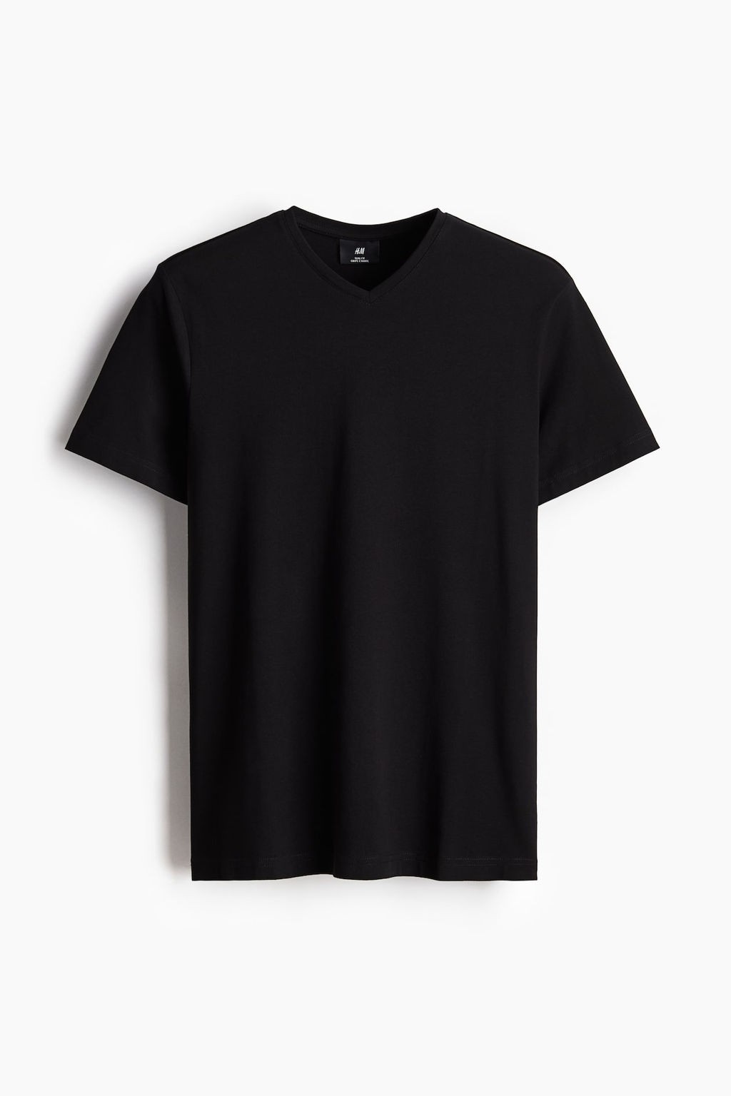 Camiseta con escote de pico Slim Fit - H&m фото 5