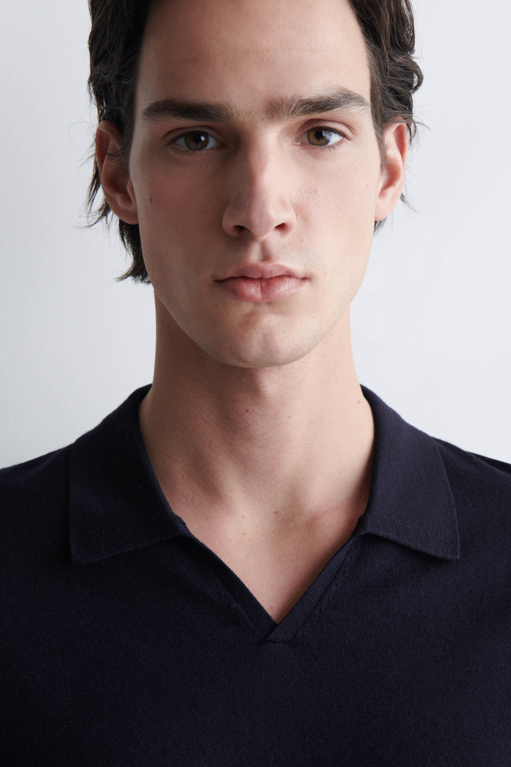 POLO DE LANA MERINO CON CUELLO ABIERTO - H&m фото 6