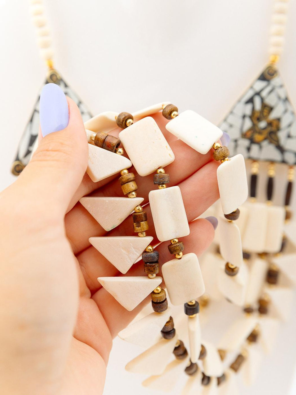 Украшение колье К-405 - Ганг фото 3