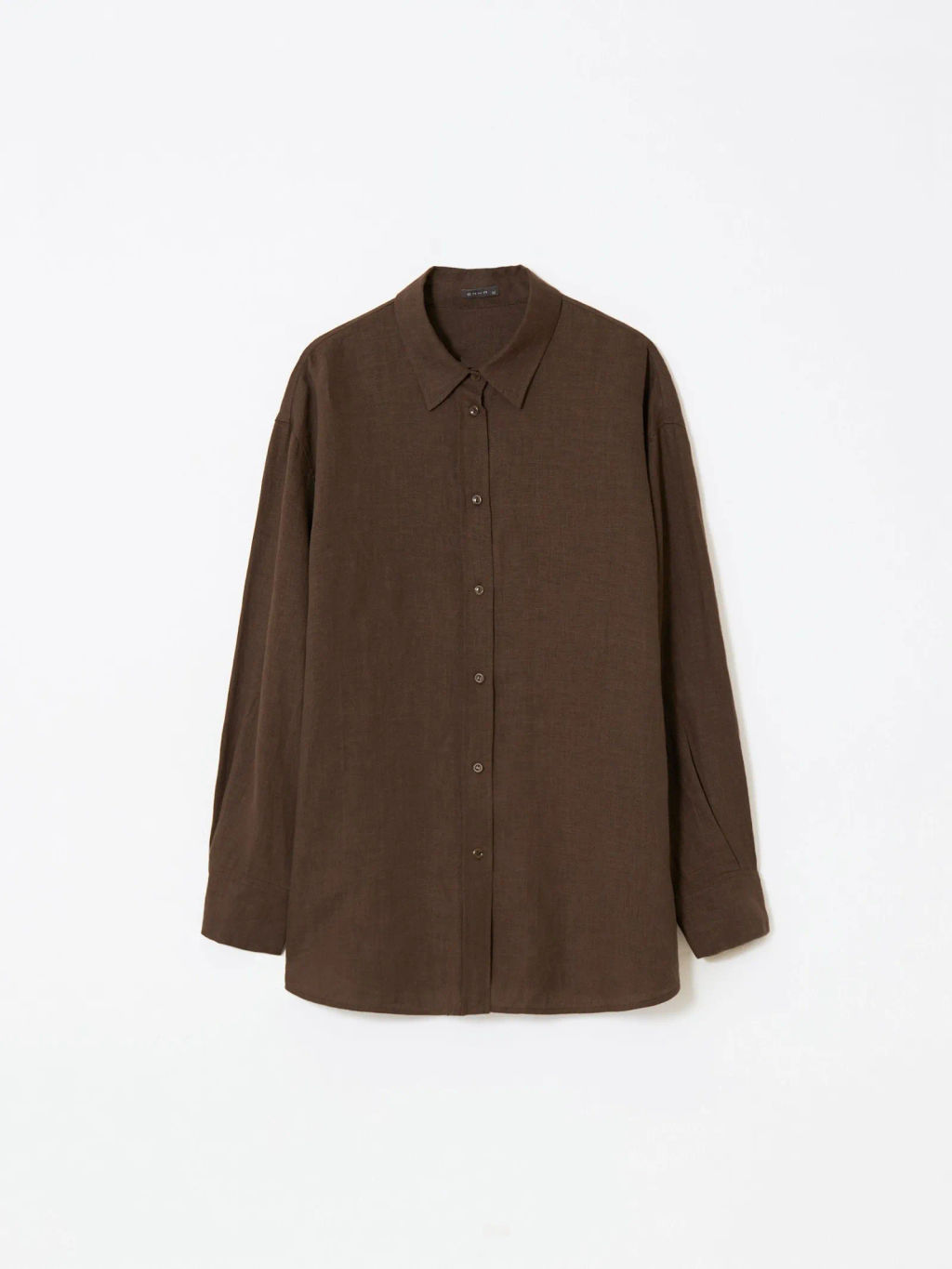 Рубашка однотонная - Emka фото 5