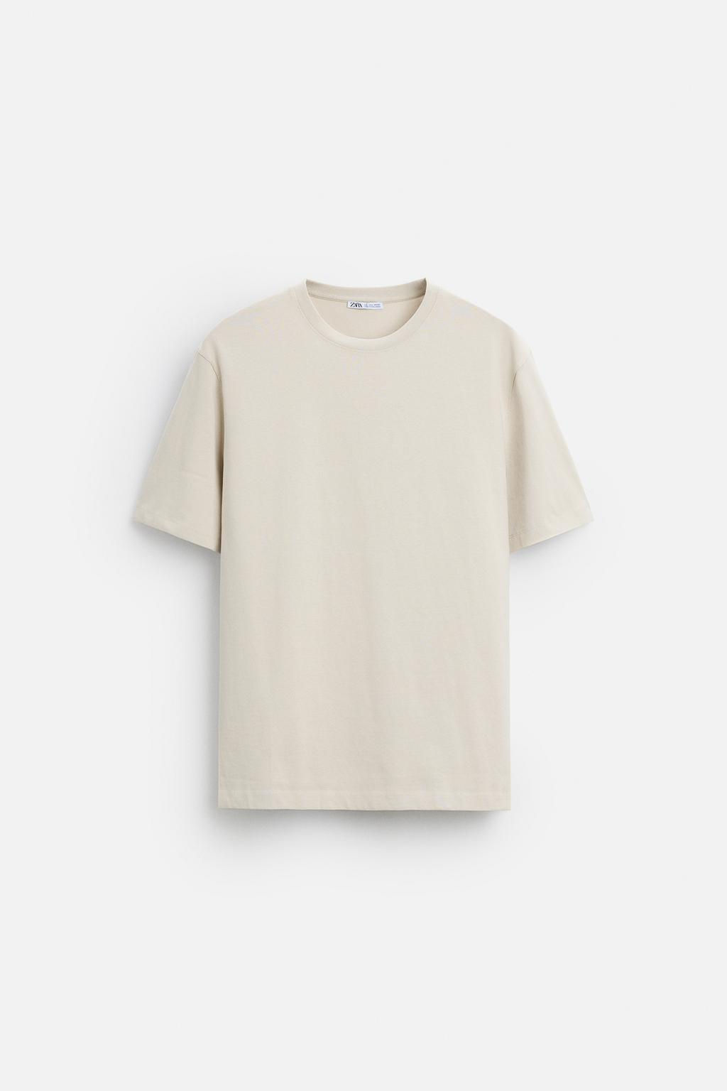 BASIC MEDIUM WEIGHT T-SHIRT - Zara фото 23