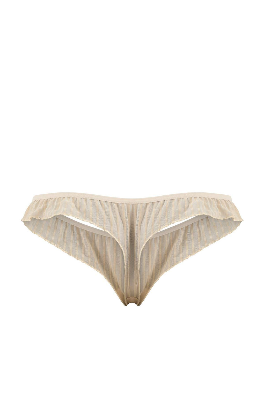 Kahverengi-Cok Renkli 3lu Tul Cizgili Tanga Kulot THMSS26KU00012