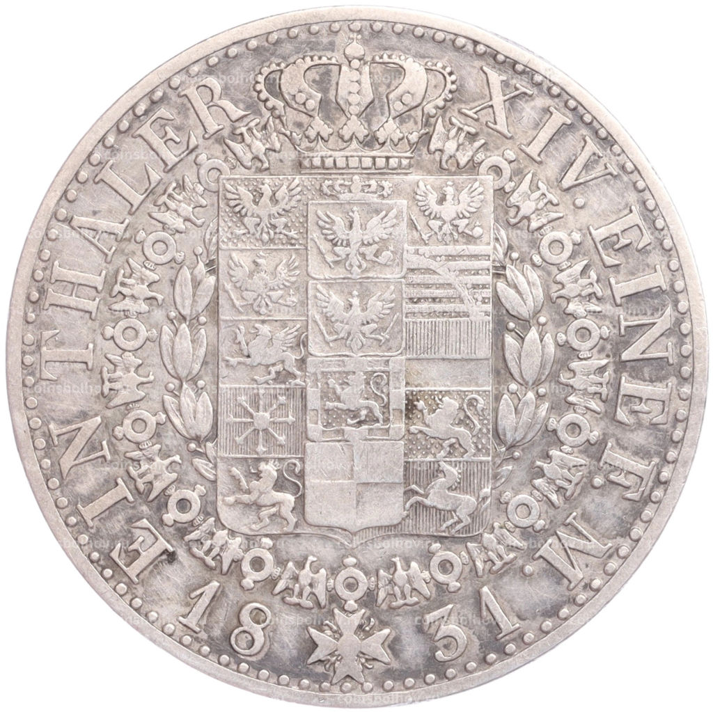 Монета 1 талер 1831 года A Пруссия