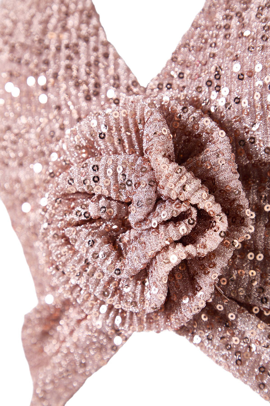 Trendyolmilla Siyah Gul Detayl? Payet Bluz TPRSS25BZ00010  фото 10