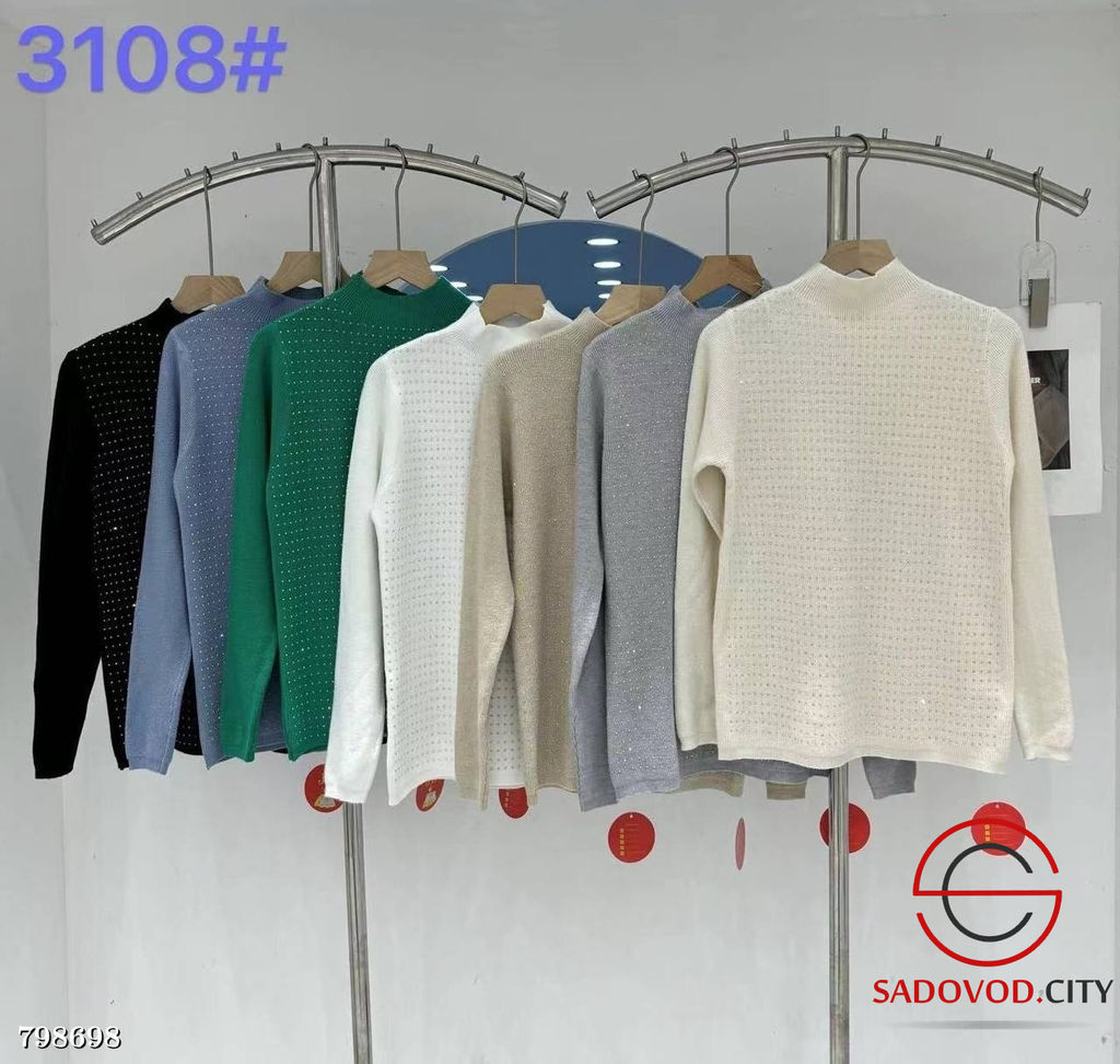 свитер женский с камушками - Bruno фото 4