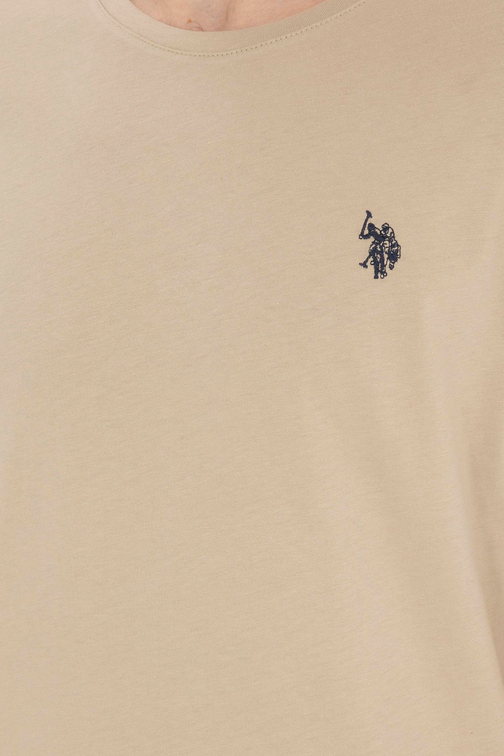 Мужская базовая футболка светло-хаки - U.s. polo assn фото 7