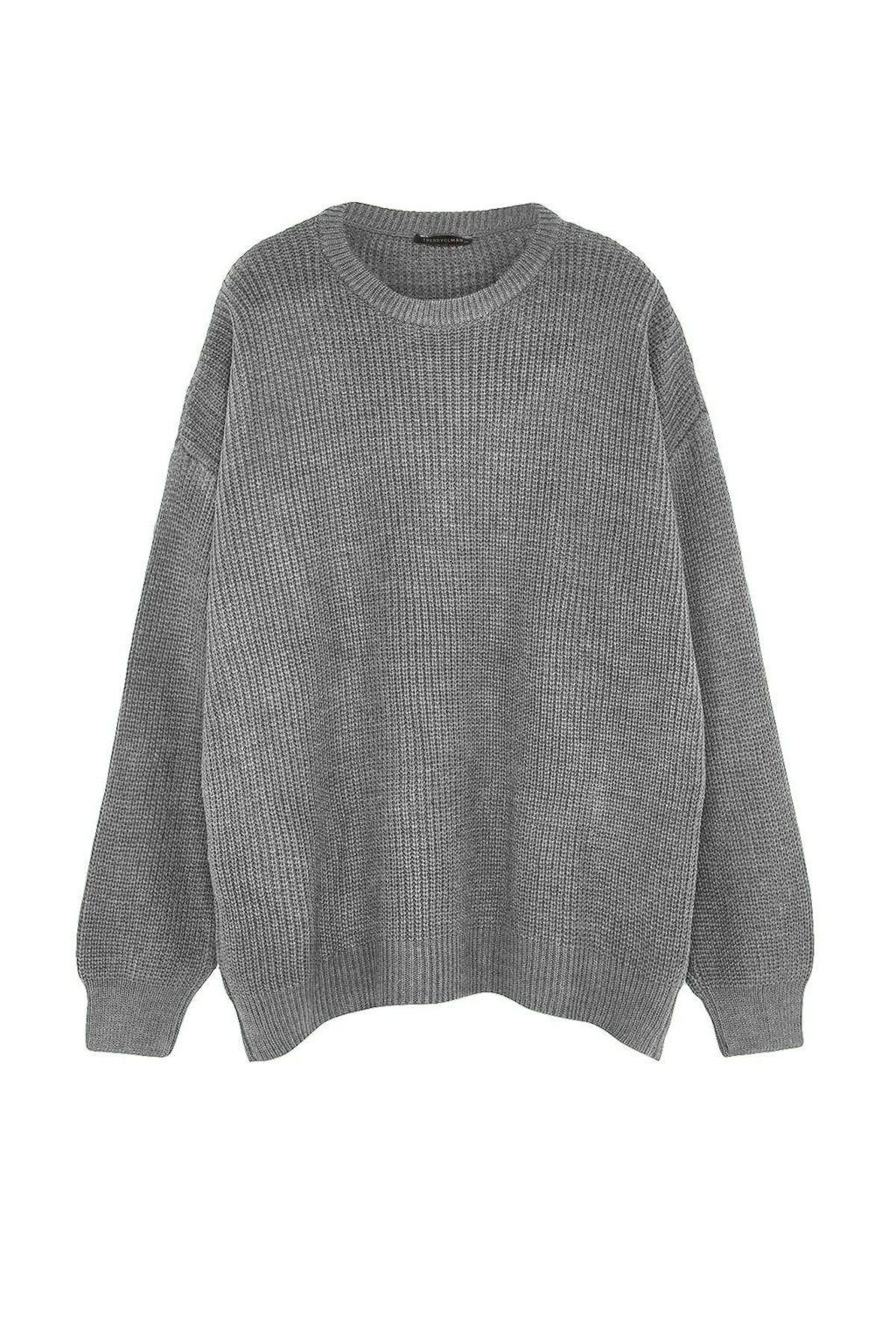 TRENDYOL MAN Lacivert Buyuk Beden Oversize Fit Genis Kal?p Bisiklet Yaka Basic Triko Kazak TMNAW24AN00001 - Trendyolmilla фото 16