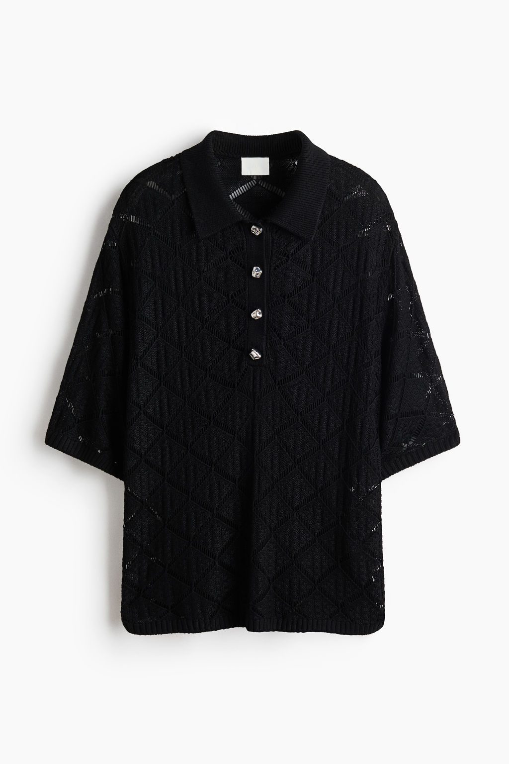 Polo efecto crochet
