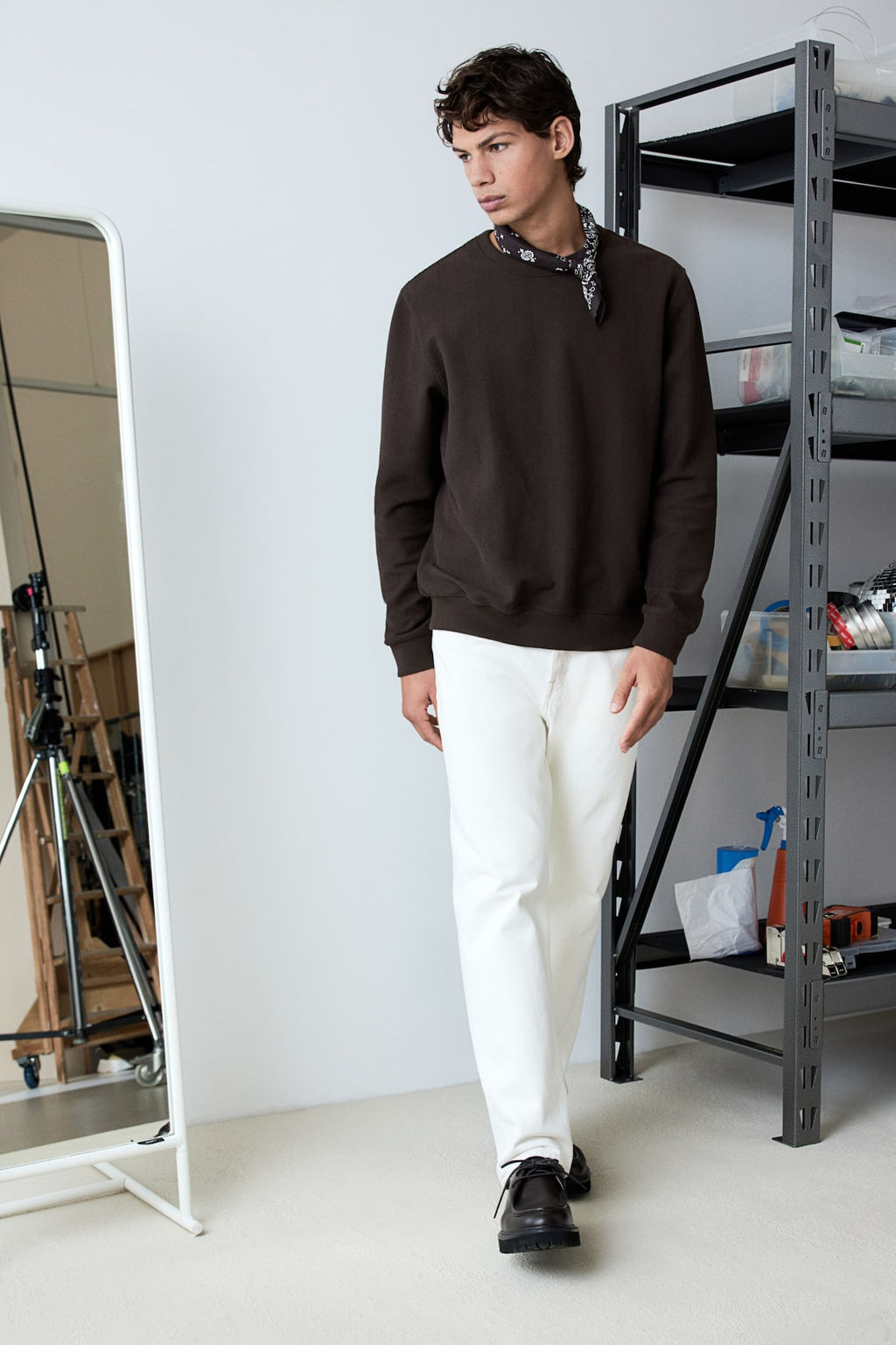 Sudadera con diseno de espiguilla Regular Fit - H&m фото 2
