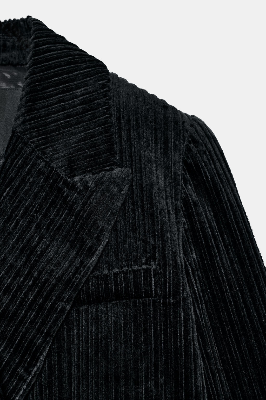 CORDUROY LONG COAT ZW COLLECTION LIMITED EDITION