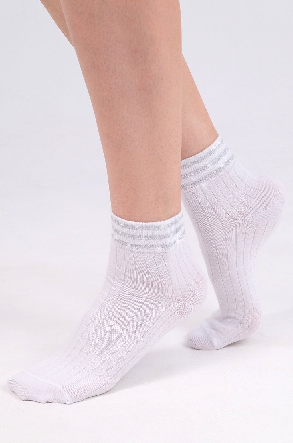 Женские носки с люрексом Happy Fox  фото 3