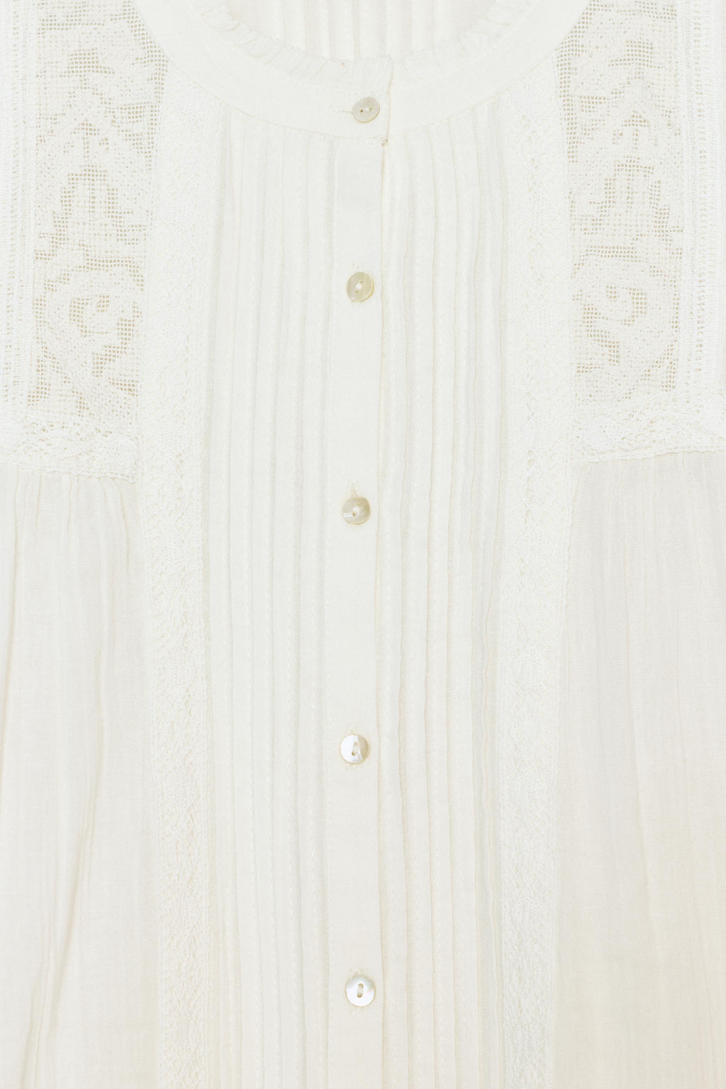 ZW COLLECTION ROMANTIC COTTON SHIRT - Zara фото 16