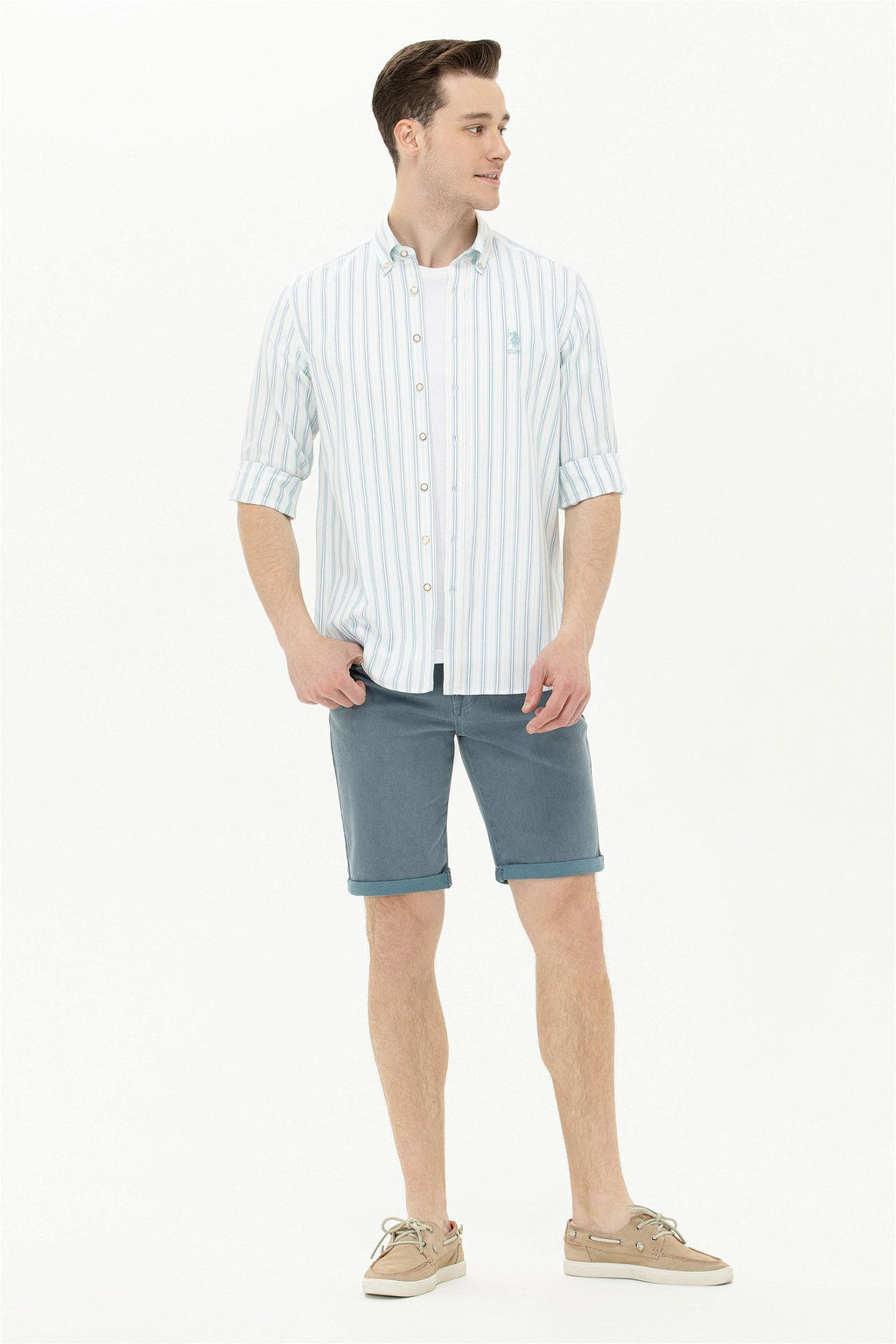 Мужская рубашка Saks Узунколь - U.s. polo assn фото 10