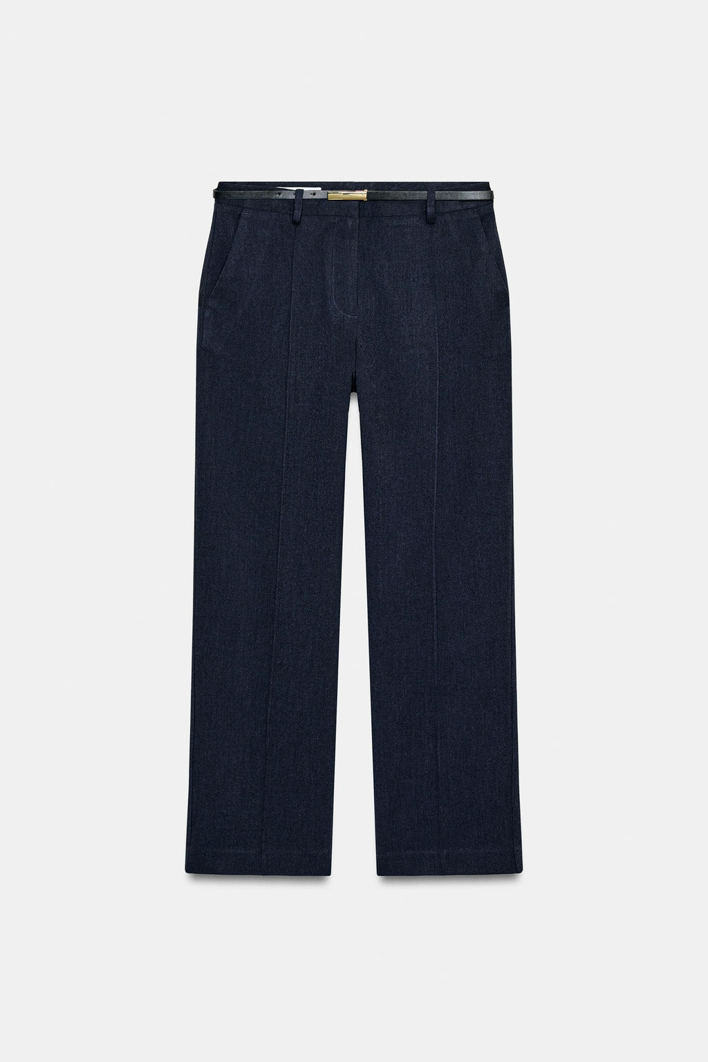 STRAIGHT TROUSERS WITH BELT