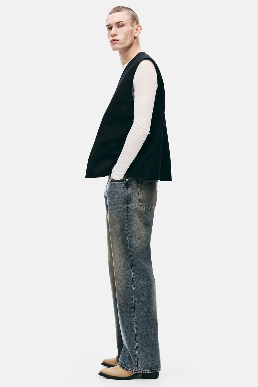 Relaxed Bootcut Jeans - H&m фото 10