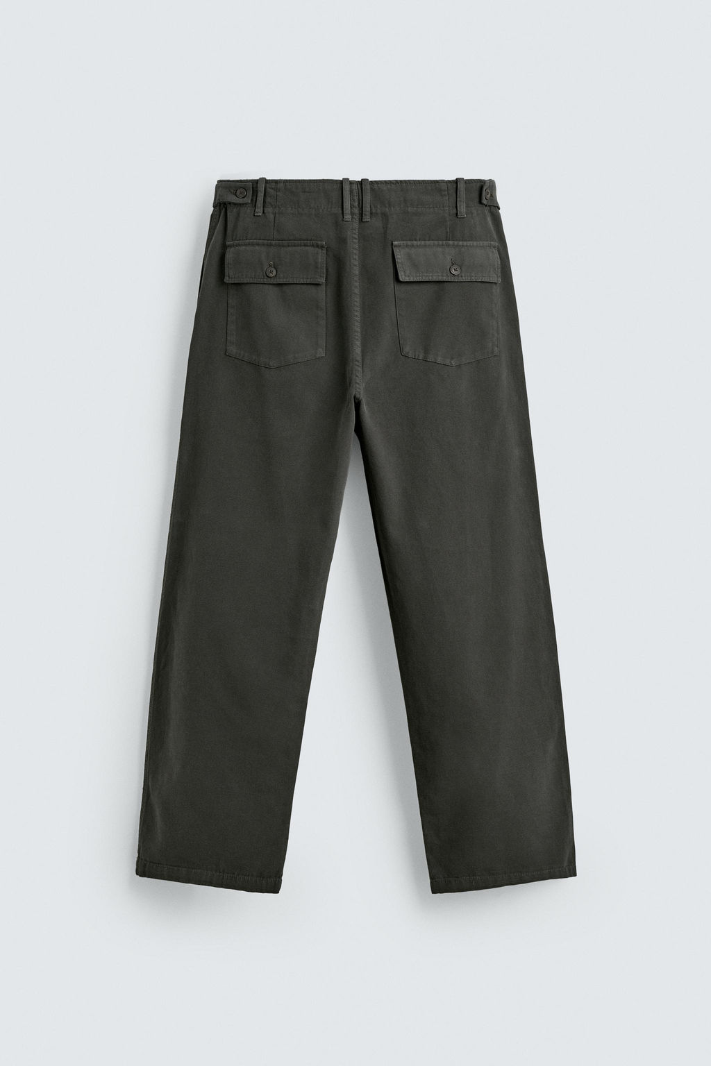 PANTAL?N RELAXED FIT TRABILLAS / Marr?n - Zara фото 8