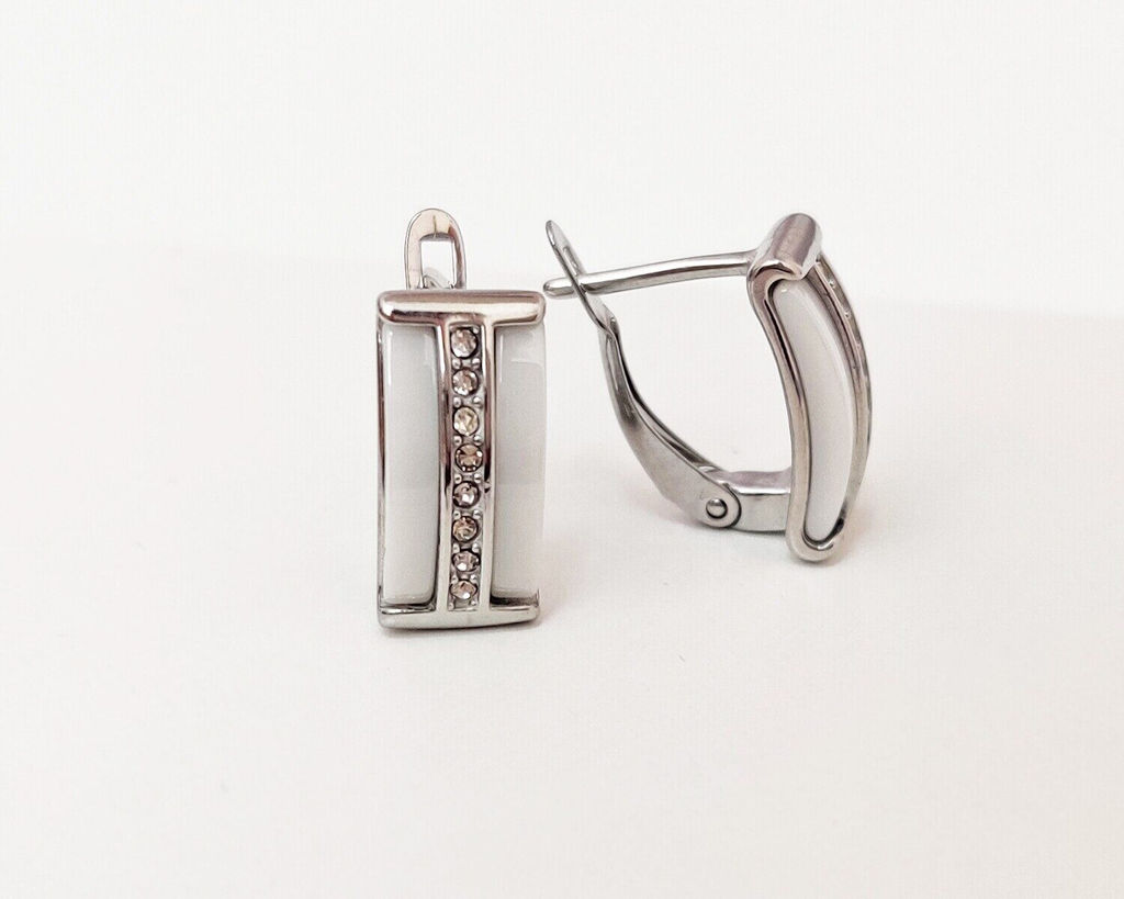 Серьги с керамикой