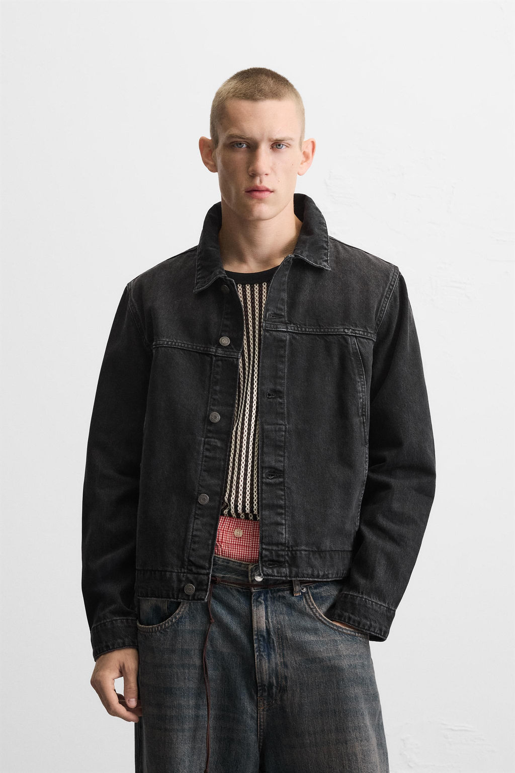 BASIC DENIM JACKET - Zara фото 2
