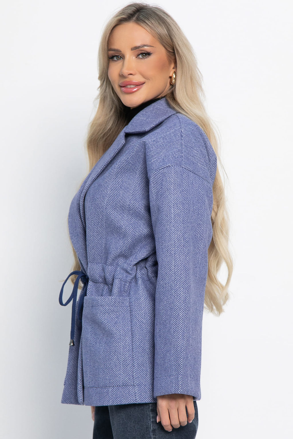 Пальто-пиджак (ткань: драп) - Lt collection фото 87