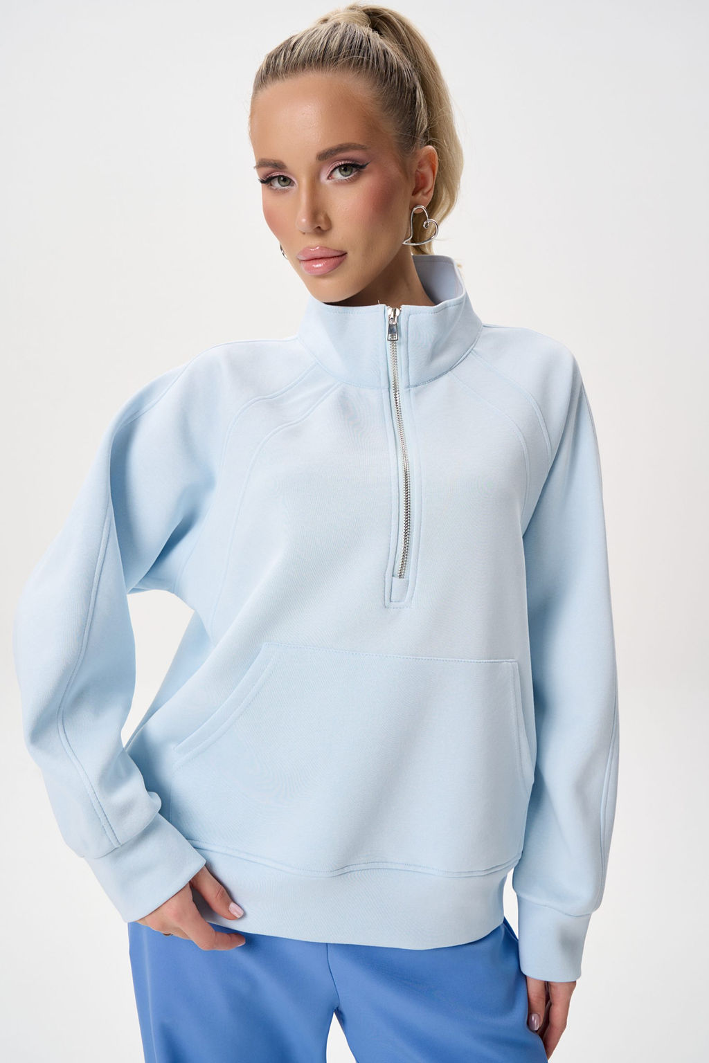 Свитшот Деми (голубой) - Эльза фото 20