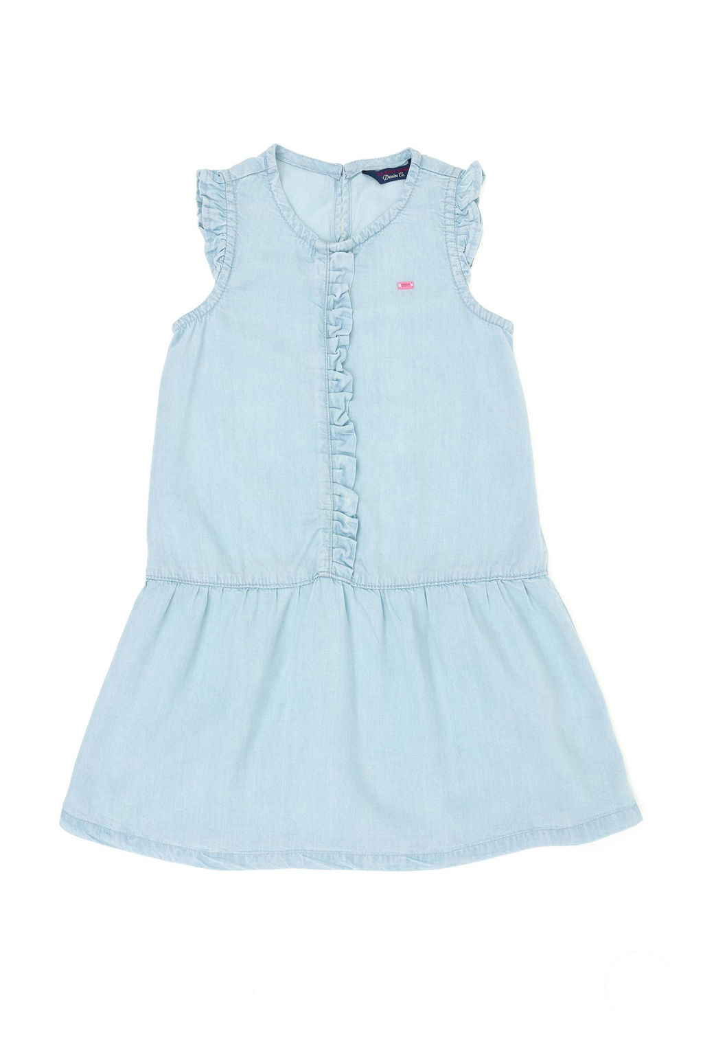 U. S. Polo Assn Голубое джинсовое платье без рукавов для девочки - U.s. polo assn фото 7