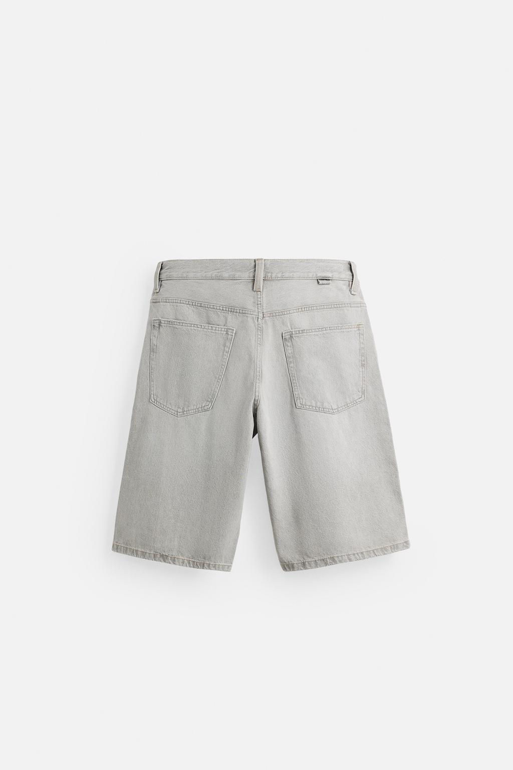 BAGGY FIT DENIM BERMUDA SHORTS - Zara фото 26