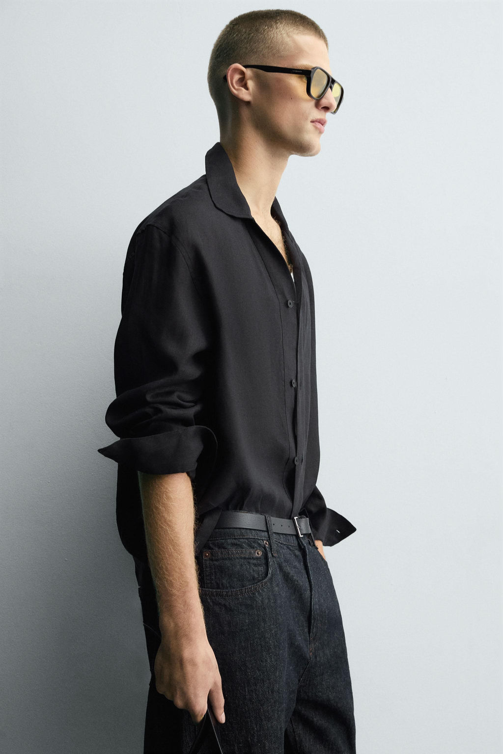 100% LINEN SHIRT - Zara фото 6