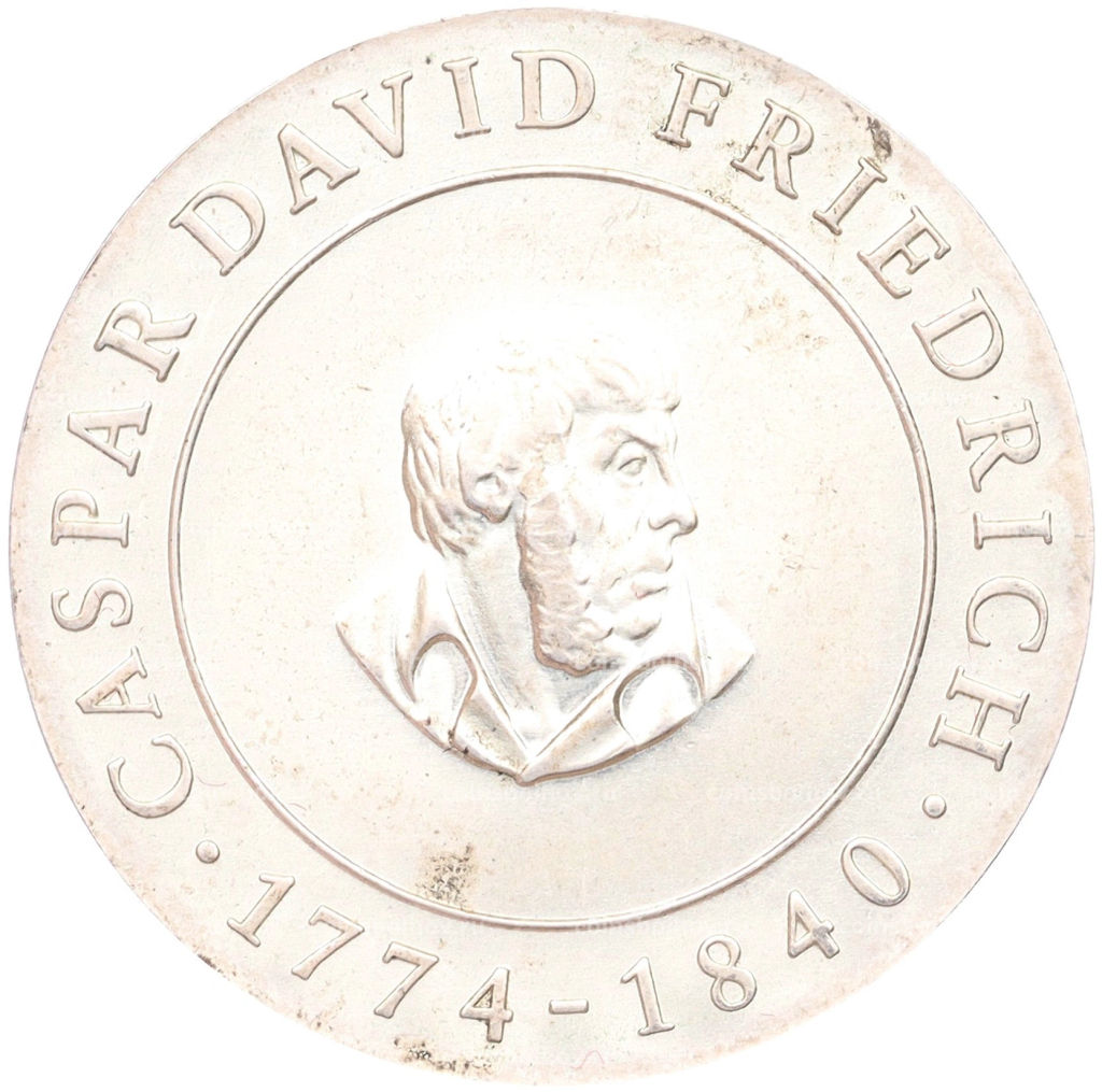 10 марок 1974 года Восточная Германия (ГДР) 200 лет со дня рождения Каспара Давида Фридриха