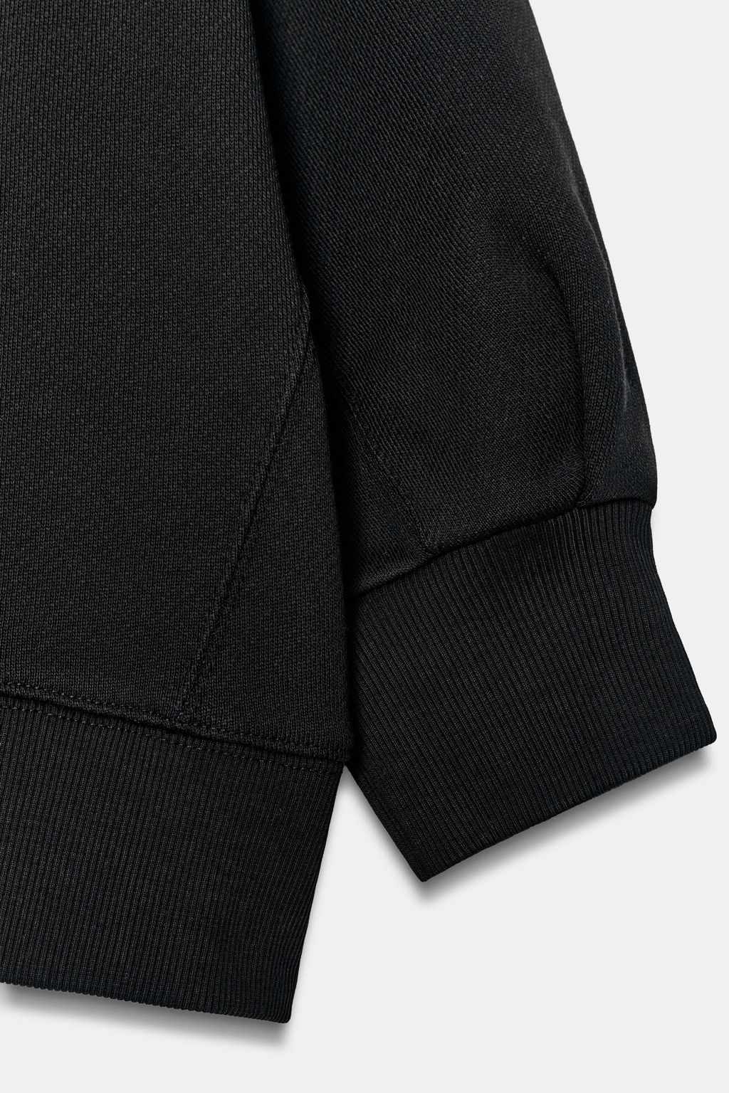 SUDADERA CROP VOLUMEN / Negro - Zara фото 7